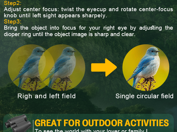 easy focus binoculars
