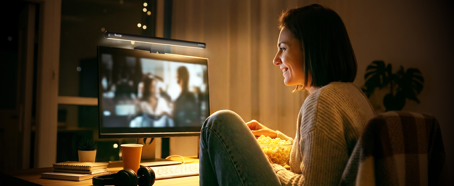 Late-night movie watching and relaxation