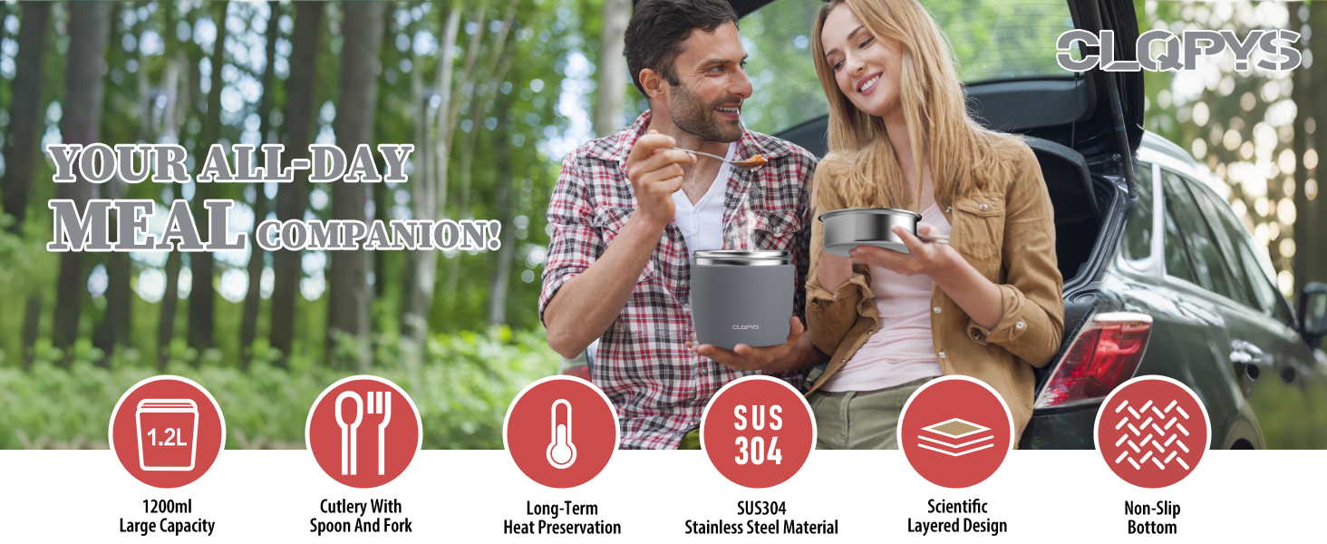 40oz Stainless Steel Vacuum Insulated Food Jar