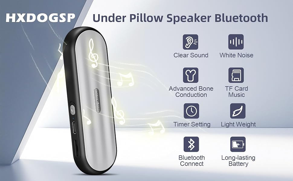 under pillow speaker bluetooth