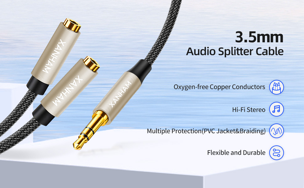 3.5mm audio splitter A+ 01
