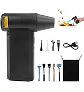Compressed Air Duster,200000RPM Super Power Electric Air Duster, Leaf Blower,3 Gear Adjustable Mi...