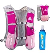Azarxis Running Water Bottles Flask BPA Free Leakproof Hydration Vest Packs Waist Belt Replacemen...