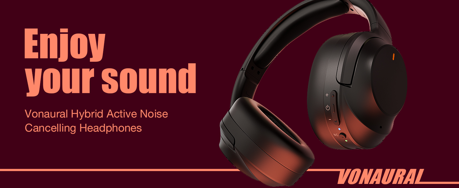 Hybrid Active Noise Cancelling Headphones