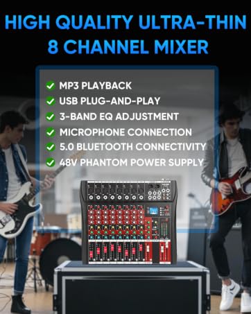 8 channel mixer
