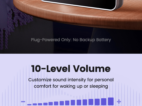 Dekala Wishalarm Bed shaker loud alarm clock for heavy sleepers