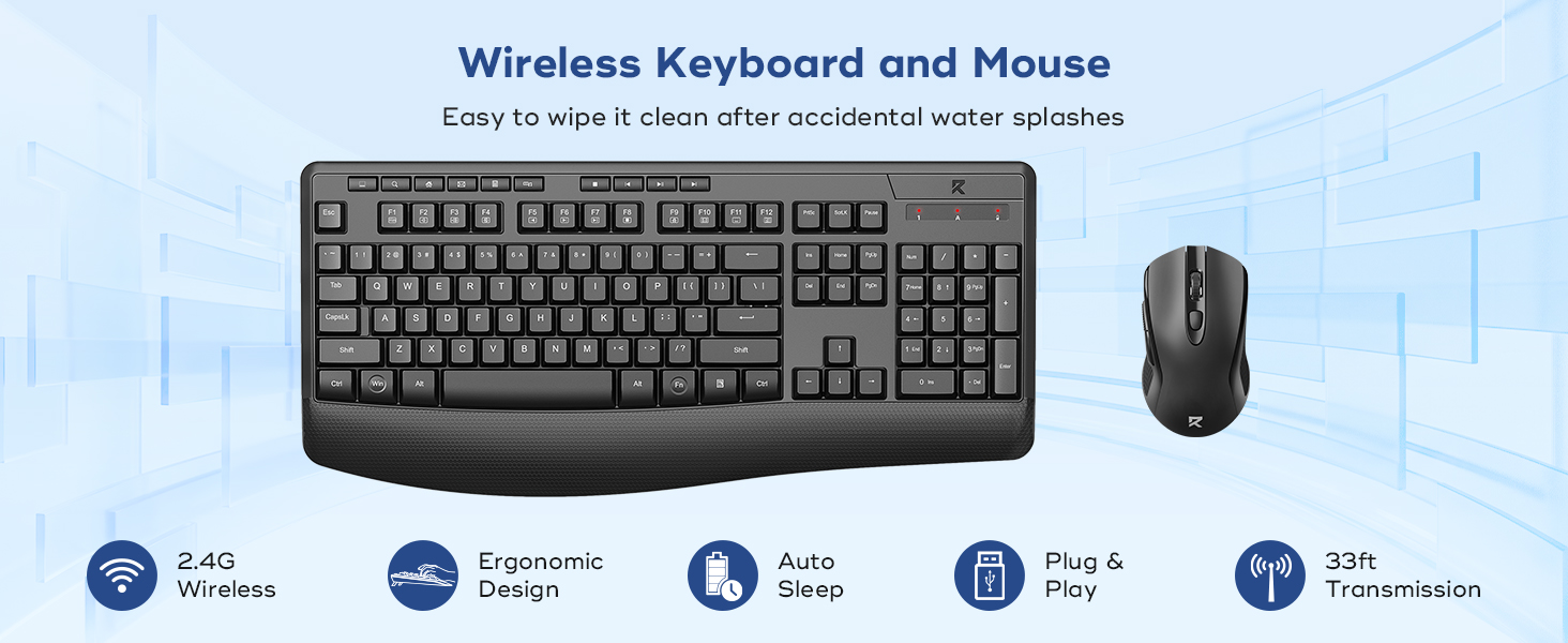 Wireless Keyboard and mouse BS8804