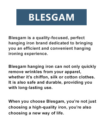 Blesgam is a quality-focused, perfect hanging iron brand