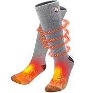 SVPRO Rechargeable Heating Socks Battery Operated Socks Heated for Women Men,Electric Heated Sock...