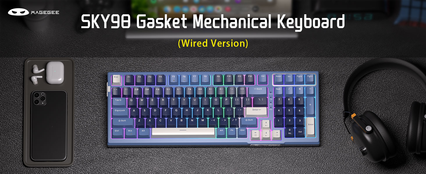 SKY98 Gasket Mechanical Keyboard (Wired Version)
