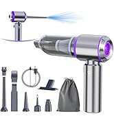 Car Vacuum Portable Cordless 20000PA High power Mini Vacuum Cleaner 4-in-1 Compressed Air Duster ...