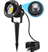 SUNVIE 20W Outdoor Landscape Spotlights 120V Waterproof Dusk to Dawn Spot Lights Outdoor 3000K LE...