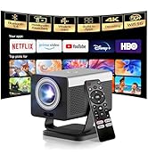 HP MC450 Smart Mini Portable Projector with WiFi &amp; Bluetooth, Official Licensed Apps, Short Throw...