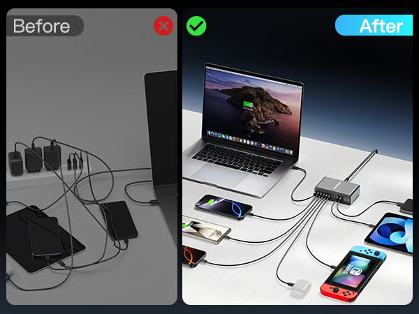 usb c charging station