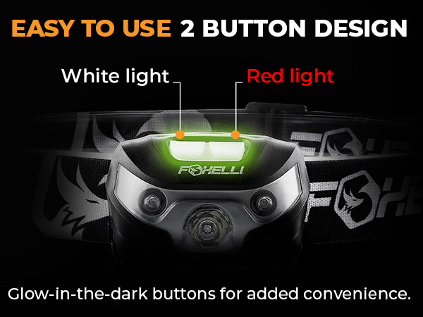 No need to fumble in the dark! Our easy-to-use design features glow-in-the-dark buttons.