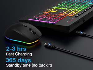 Rechargeable keyboard