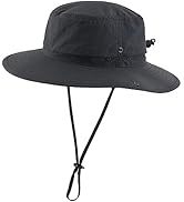 Connectyle Mens Waterproof Sun Hat Outdoor UPF 50+ Boonie Hat for Fishing Hiking