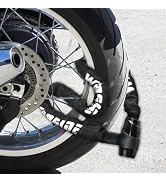 Bike Chain Lock, Heavy Duty Anti-Theft Bicycle Chain Lock, 2.72 Ft Security Bike Locks with 3 Key...