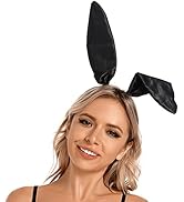 DS. DISTINCTIVE STYLE Easter Headband Bunny Ears Headband Rabbit Ear Hair Accessories - Black