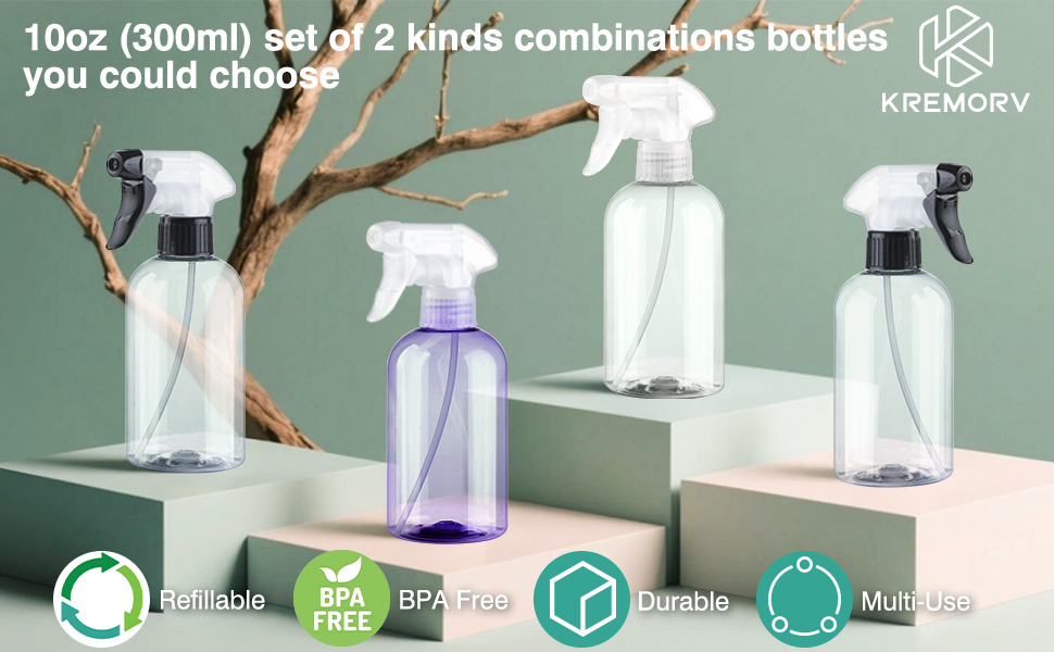 water spray bottles