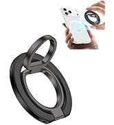 MagSafe Phone Ring Holder Grip for iPhone, Dual-Sided Magnetic Ring Stand Grip for iPhone 17 16 1...