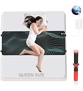 Grounding Mat for Bed - Earth Grounding Pad, PU Leather Grounded Mats for Improve Sleep, Relaxati...