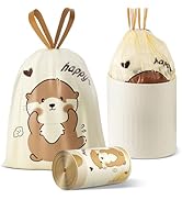 VOK 8 Gallon Trash Bags with Otters Printed, Drawstring Medium Garbage Bags, Tear-Resistant &amp; Odo...