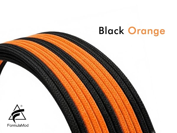 black orange cable