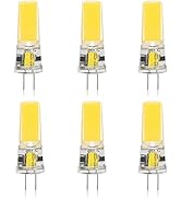 Edearkar G4 LED COB Light Bulbs Warm White 3000K 12V JC Bi-Pin Base, 5W Equivalent to 50W Halogen...