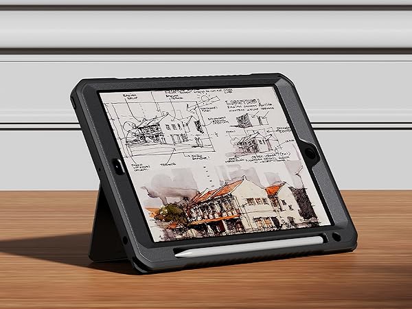 Dexnor Case for iPad 9th/8th/7th Generation 10.2 inch built in Pencil Holder