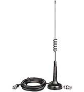 Bingfu CB Antenna 27MHz CB Radio Antenna Magnetic Base Handheld CB Antenna PL259 & BNC Male Compa...