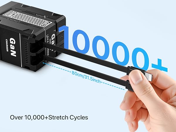 retractable wall charger