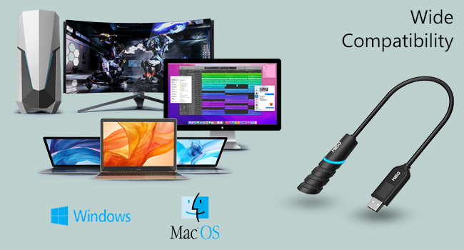 MillSO mini usb microphone for laptop