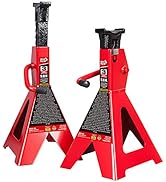 BIG RED T43006 Torin Steel Jack Stands (Fits: SUVs and Extended Height Trucks): 3 Ton (6,000 lb) ...