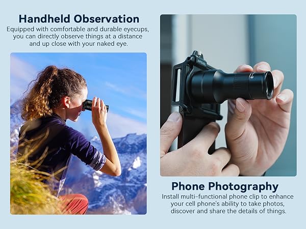 Telephoto Macro with Cell Phone Clip