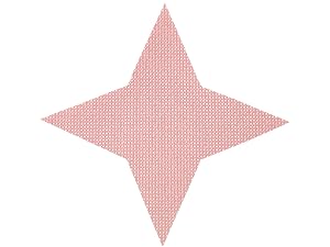 You can cut the baking mat into star shapes.