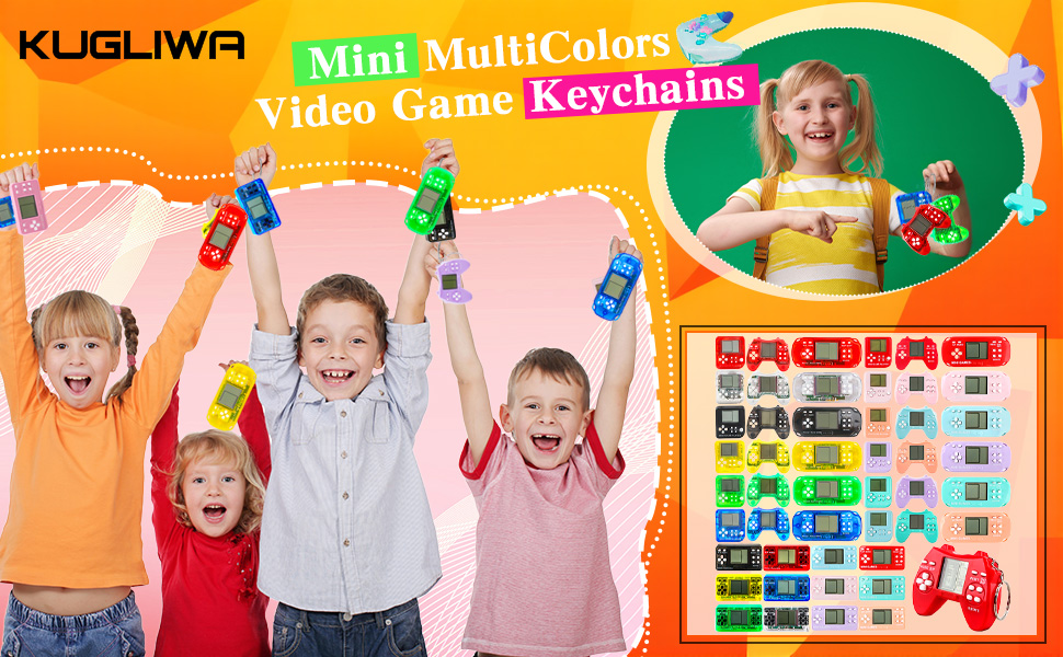 mini video game keychains