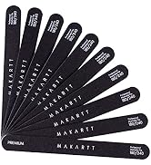 Makartt Nail File, 180 240 Grit Emery Boards for Nails, 10pcs Professional Washable Dual Sides Fi...