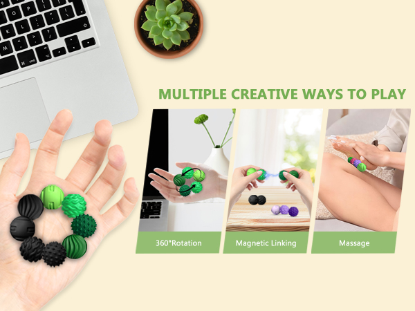 Silicone fidget ball stocking stuffers toys adhd fidget balls small office desk toys