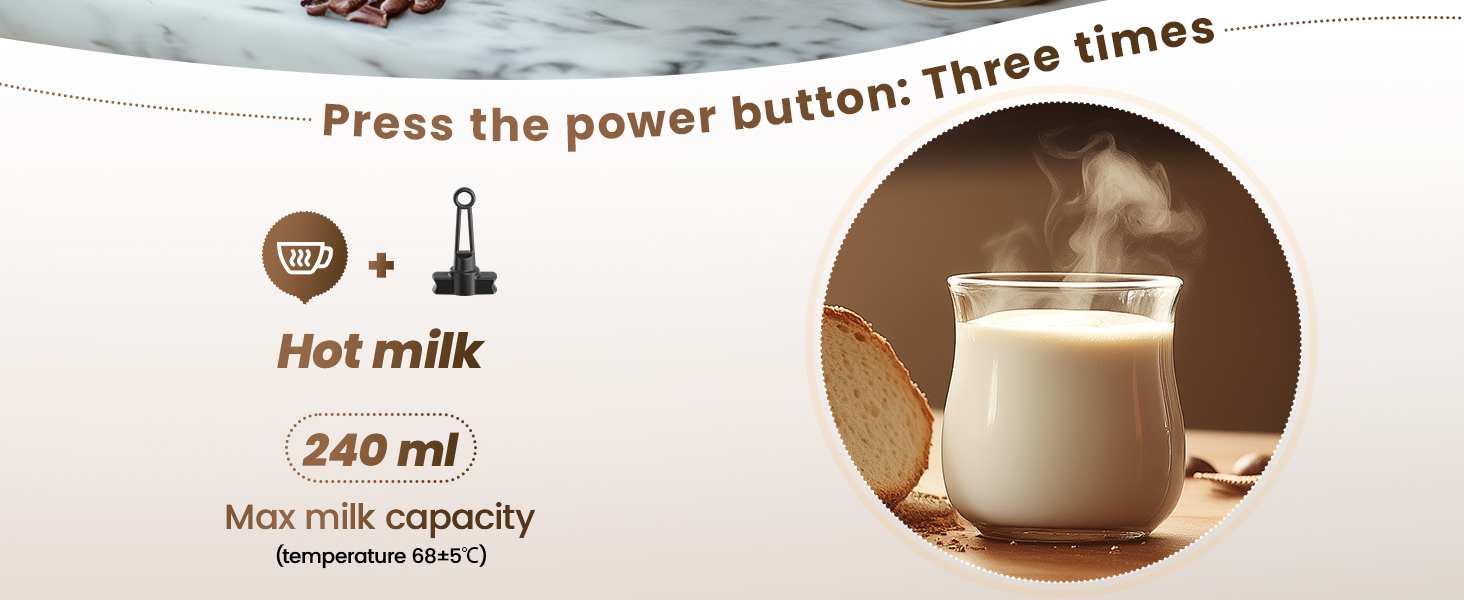 Electric Milk Frother and Steamer