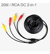 65FT Backup Camera Video Extension Cable for Truck Backup Camera, E-Kylin RCA Power 2-in-1 Video ...