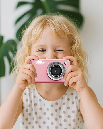 pink camera