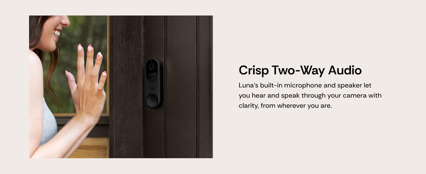 Smart Video Doorbell Camera Wireless, AI Human Detection and Instant Alerts, Night Vision