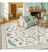 Hazo Haus Sage Green Rugs for Bedroom Under Bed - 6x9 Area Rug for Living Room, Dining Room, Kids...