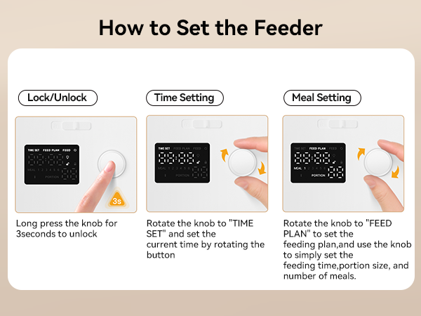 Automatic Cat Feeder and Water Dispenser