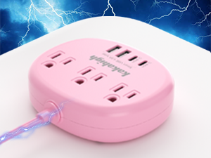 pink surge protector