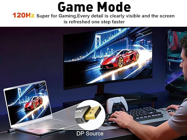 game dp to hdmi adapter