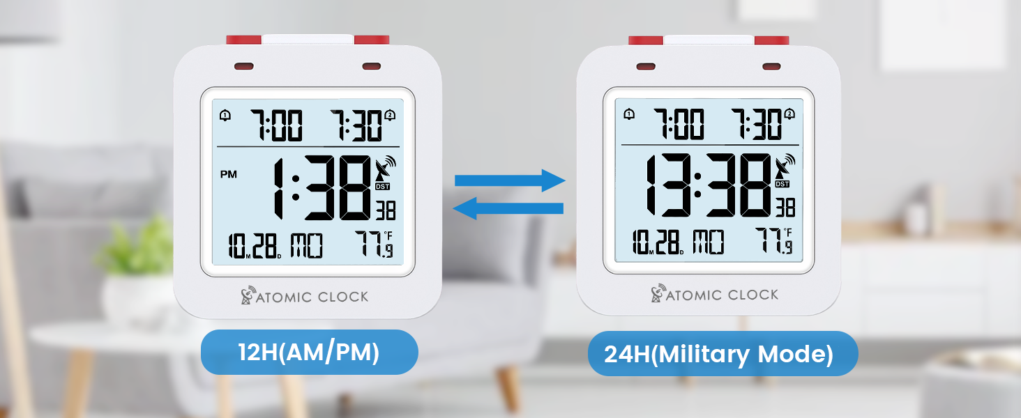 small bedside clock