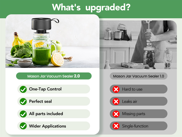 mason jars vacuum sealer kit