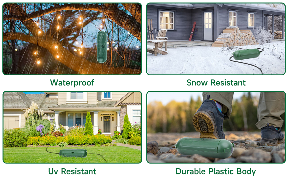 Outdoor Extension Cord Safety Cover